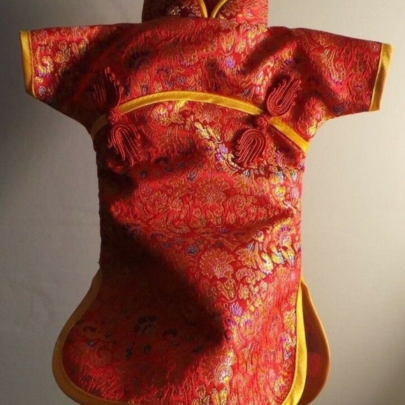 NEW Bundle of 4 Asian Chinese Style Doll Dresses - Picture 7 of 7